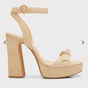Alexandre Birman Clarita Curve Suede Platform Sandals